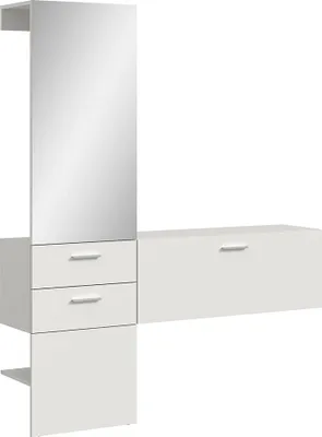 Produktbild von Garderoben-Set Vaga 2 | 2-teilig | weiß