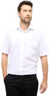 Produktbild von Weißes Eterna Kurzarmhemd Baumwolle Comfort Fit
