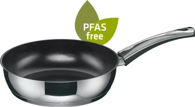 Produktbild von Schmorpfanne 28 cm, Edelstahl, poliert - Injoy® PFAS-frei