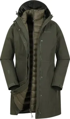 Immagine prodotto di Mountain Warehouse - Giacca "Alaskan" 3 in 1 da donna MW2051 (44 EU) (Verde Khaki)