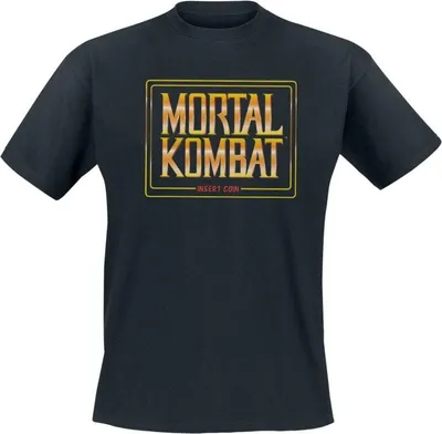 Obrázok produktu pre Mortal Kombat Tričko Pánske Vložené mince čierna M