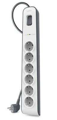 Produktbild von Belkin Surgemaster Überspannungs schutz 6-fach Steckerleiste