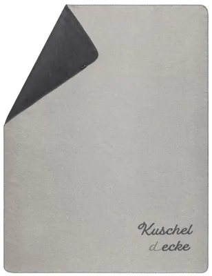 Produktbild von David Fussenegger Kurzflor- Wohndecke Savona 'Kuscheldecke' 150 x 200 cm Filz- Grau