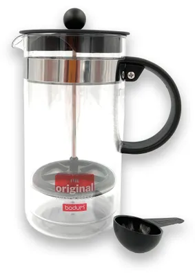 Produktbild von Bodum 1578 Bistro NOUVEAU French Press Kaffeebereiter 1 L, 8 Tassen, schwarz