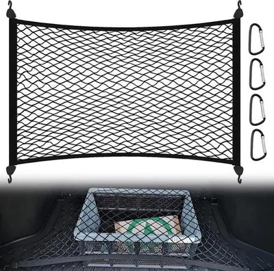 Produktbild von Famanu Kofferraumnetz elastisch 80 x 60 cm - schwarz