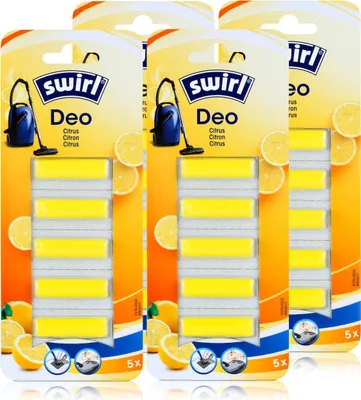 Produktbild von Swirl Staubsauger Deo Citrus 5 Duftsticks - Für den Staubsaugerbeutel (4er Pack