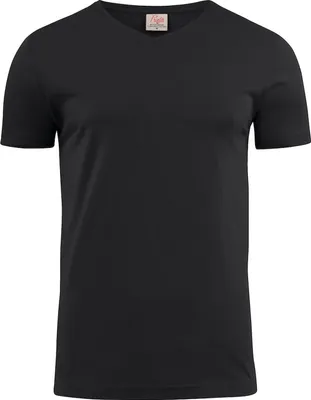 Produktbild von V-Ausschnitt T-Shirt aus 100% Baumwolle, 160g/m², verstärkte Schulternähte und Nacken