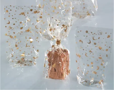 Immagine prodotto di FOLIA 292/00 Sacchetto in cellophane con stampa natalizia - 14,5 x 23,5 cm