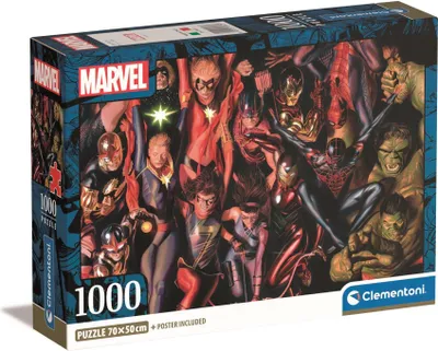 Immagine prodotto di Puzzle 1000 elementów Compact Marvel The Avengers