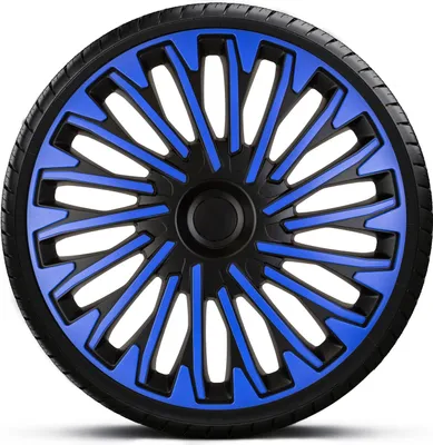Produktbild von Radkappen Radzierblenden SATZ (4Stück) 14 Zoll SOHO BLUE BLACK Z460249
