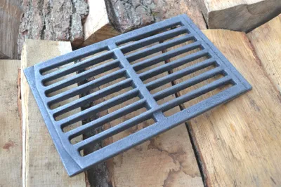 Immagine prodotto di SEZAM - Griglia per stufa 30,5 x 19 cm Ghisa Griglia in ghisa Griglia per camino Rettangolare Griglia per cenere Stufa a legna Griglia da tavolo Griglia Griglia per stufa Camino Nuovo