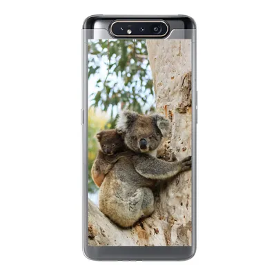 Produktbild von MuchoWow® Handyhülle Schutzhülle Hülle für Samsung Galaxy A80 Koalas - Kind - Baum - Kinder - Junge - Mädchen Silikon Softcase Handy Hülle - Schutzdeckel