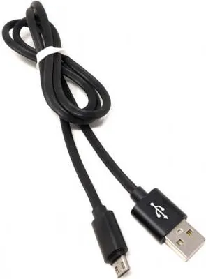 Produktbild von System-S USB Kabel Typ Micro zu Typ A 90 cm schwarz High-Speed Quick Charge 6.5A (Max)