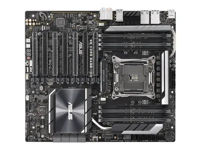 Zdjęcie produktu dla ASUS WS X299 SAGE/10G - Płyta główna - SSI CEB - Gniazdo LGA2066 - Chipsatz X299 - USB 3.1 Gen 1, USB-C Gen2, USB 3.1 Gen 2 - 2 x 10 Gigabit LAN - HD Audio (8-kanałowy) (90SW00H0-M0EAY0)
