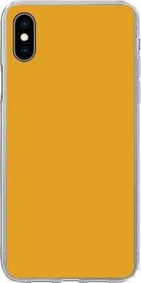 Produktbild von MuchoWow® Handyhülle Schutzhülle Hülle für Telefoonhoesje iPhone Xs Ockergelb - Herbst - Interieur Silikon Softcase Handy Hülle - Handytasche