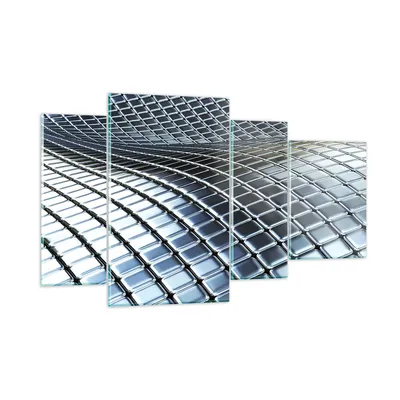 Produktbild von Bilder auf glas - Metall Matte Chrom Aluminium - 120x70cm - Glasbilder - Wandbilder - Kunstdruck - zum Aufhängen bereit - Wanddekoration aus Glas - Glas Bilder - Wandbild auf Glas - GDL120x70-2574