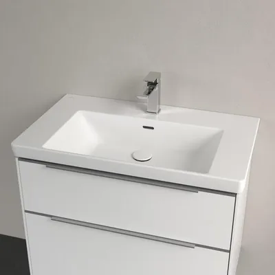 Produktbild von Villeroy & Boch Subway 3.0 Schrankwaschtisch 80 cm, mit 1 Hahnloch, mit Überlauf