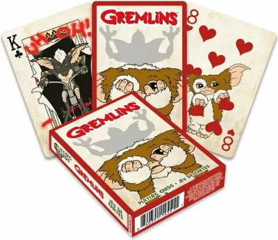 Produktbild von Gremlins Spielkarten Cartoon 54 Karten lizenziert 6x9cm