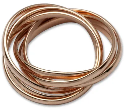 Produktbild von GOOIX 443-05859 Damen Ring Edelstahl rosé 54 (17.2)