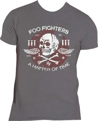 Image de Foo Fighters - "Matter of Time" T-Shirt für Herren/Damen Uni RO1288 (M) (Anthrazit)