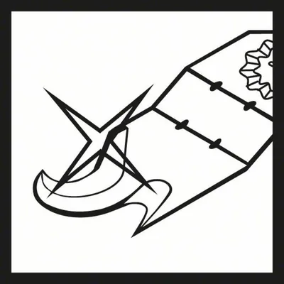 Produktbild von Multimesser ASZ 32 SC L.11mm B.24mm Multi Material Starlock BOSCH