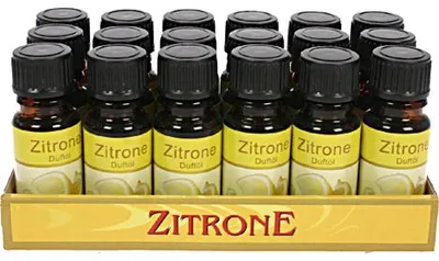 Produktbild von ELINA Duftöl Zitrone 10ml in Glasflasche