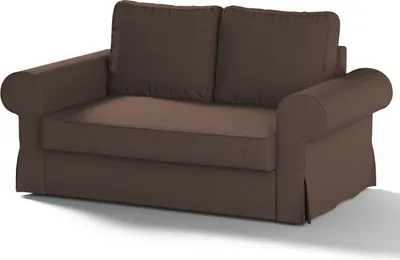 Produktbild von Dekoria Bezug für Backabro 2-Sitzer Sofa ausklappbar, braun, Bezug für Backabro 2-Sitzer Sofa