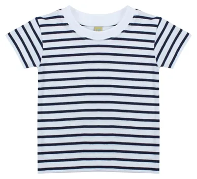 Immagine prodotto di Larkwood - Maglietta per bambini a maniche corte LT3794 (102) (bianco/blu navy)