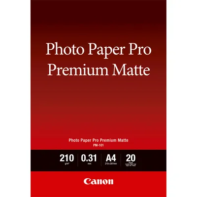Immagine prodotto di Carta fotografica Canon PM-101 DIN A4 opaco 210 g/m² 20 fogli