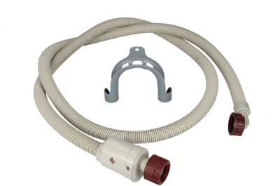 Produktbild von easyPART wie 10071951 EUROPART Zulaufschlauch Warmwasser 2,0m 3/4" 90°C mit Aquastop Sicherheitsventil Universal für Waschmaschine Geschirrspüler