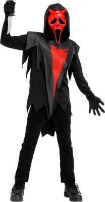 Produktbild von Devil Teufel Ghostface - Halloween Kostüm Kinder Kindergröße: 128-140