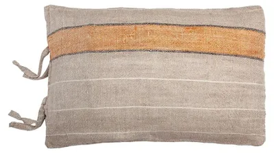 Kissenbezug 50x50 cm, Leinen, Beige, 1 Stück