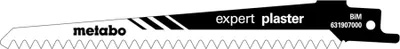 Produktbild von Metabo 631907000, Säbelsägeblatt, Putz, Bimetallisch, Schwarz, Weiß, 4,3 mm, 1,25 mm