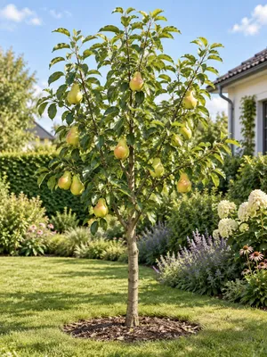 Image de Birnbaum Williams Christ : 100–120 cm – *Pyrus communis* (poire d'été), arbre fruitier aromatique, idéal pour le jardin, la terrasse et les pots