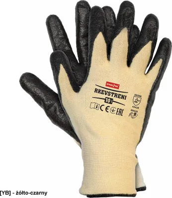 Immagine prodotto di Guanti da lavoro rivestiti di nitrile in fibre di Poliammide elasticizzate taglia 10