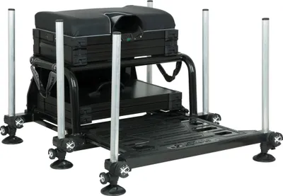 Produktbild von Fox Matrix S25 Superbox Black - Sitzkiepe
