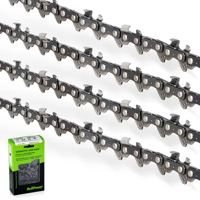 Produktbild von 4x Original BullPower Sägeketten / Ersatzketten für STIHL MSA120, MSA140, MS151, MS194T - 1/4' LP 1,1mm 64TG