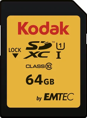 Obrázok produktu pre Kodak Alaris EKMSD64GXC10K Kodak SD 64GB UHS-I U1 V10 Premium