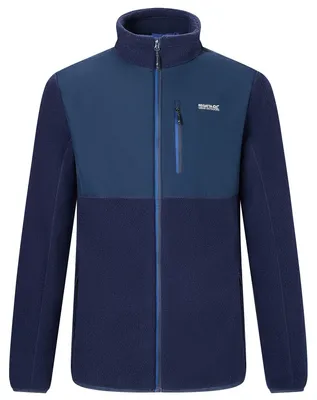 Obrázok produktu pre Regatta – Fleecová bunda "Morran" pre pánov, celozipový zips, vodeodolná, model RG13491 (veľkosť M), farba: námorná modrá