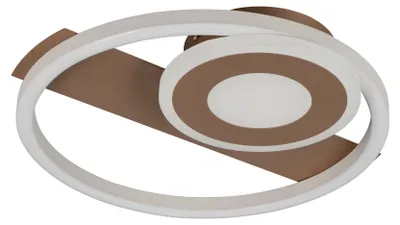 Produktbild von REALITY LED-Deckenleuchte HORUS, R63671165, 22W, 2500lm, 3000K, coffee