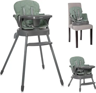 Zdjęcie produktu dla Krzeseko do karmienia 3 w 1 Lorelli Siesta Green 1010053-2504
