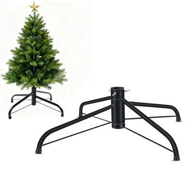 Immagine prodotto di Supporto pieghevole per albero di Natale, in ferro, diametro 41 cm, 2,2 cm, adatto per alberi con aste 80-2,3 cm