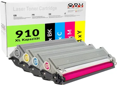 Produktbild von Kompatibler TN-910 4x OBV Toner ersetzt Brother TN910 für HL- L9310 / MFC-L9570 BK/C/M/Y