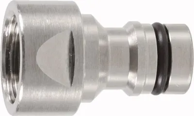 Produktbild von GEKA plus-Hahnstecker "Stecksystem" ; IG G 3/4" MS Ni