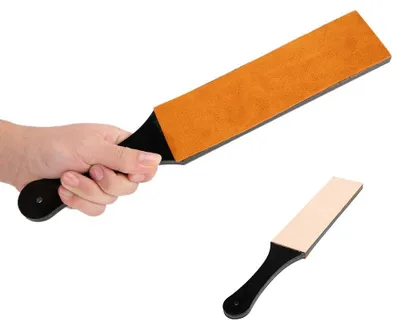 Leder-Schärfstreifen doppelseitig, 35 cm, für Rasiermesser