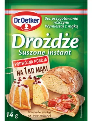 Obrázok produktu pre Dr. Oetker Drożdże Instant 14 g