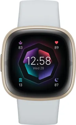 Immagine prodotto di Fitbit Smartwatch Sense 2 Blu nebbia Oro morbido (FB521GLBM)