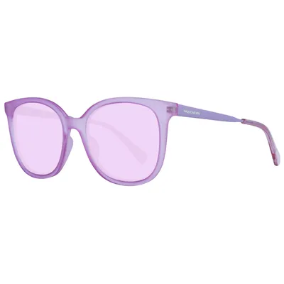 Image de Skechers, Occhiali da sole SE6099, forma rettangolare, colore viola op , colore lente bordeaux specchiato
