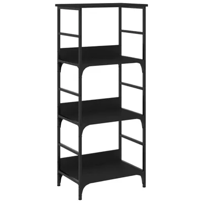 Produktbild von vidaXL Bücherregal Schwarz 50x33x117,5 cm Holzwerkstoff