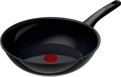 Produktbild von Tefal Revive Black C4431923, Rund, Wok-/Bratpfanne, Schwarz, Keramik, Aluminium, 1 Stück(e)